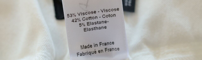 Viscose fabric shop care