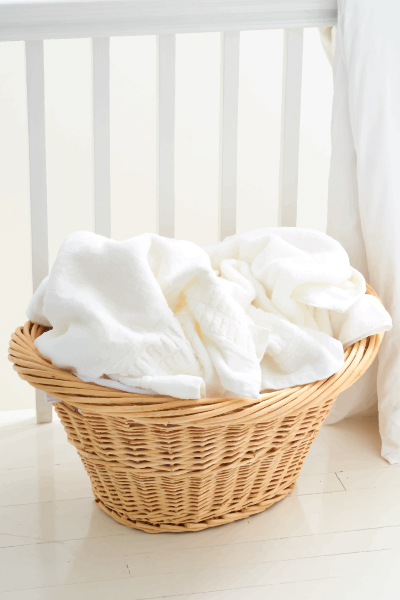 towels in basket