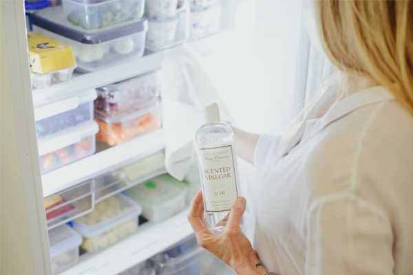 how to clean the fridge